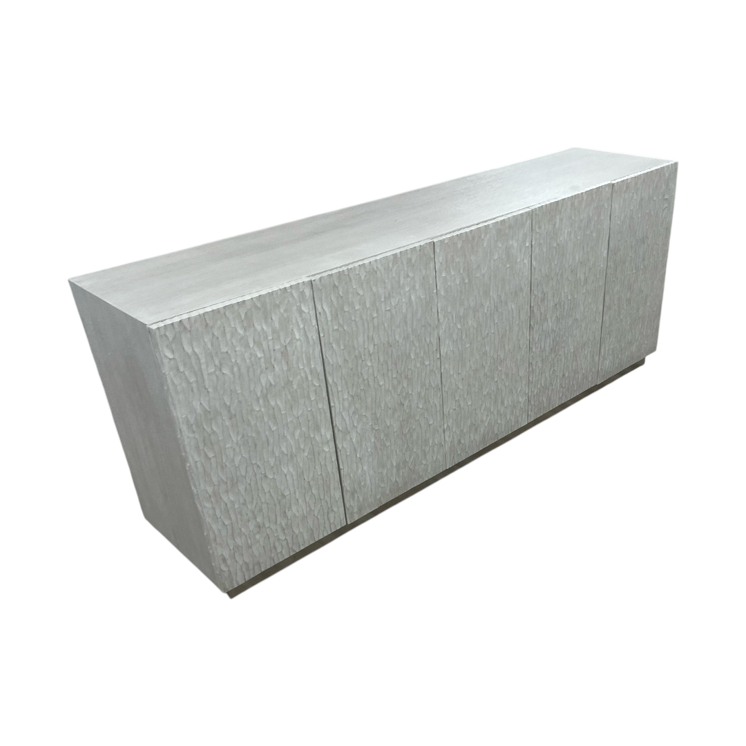 Bernhardt Solaria Entertainment Credenza in Weathered Bone