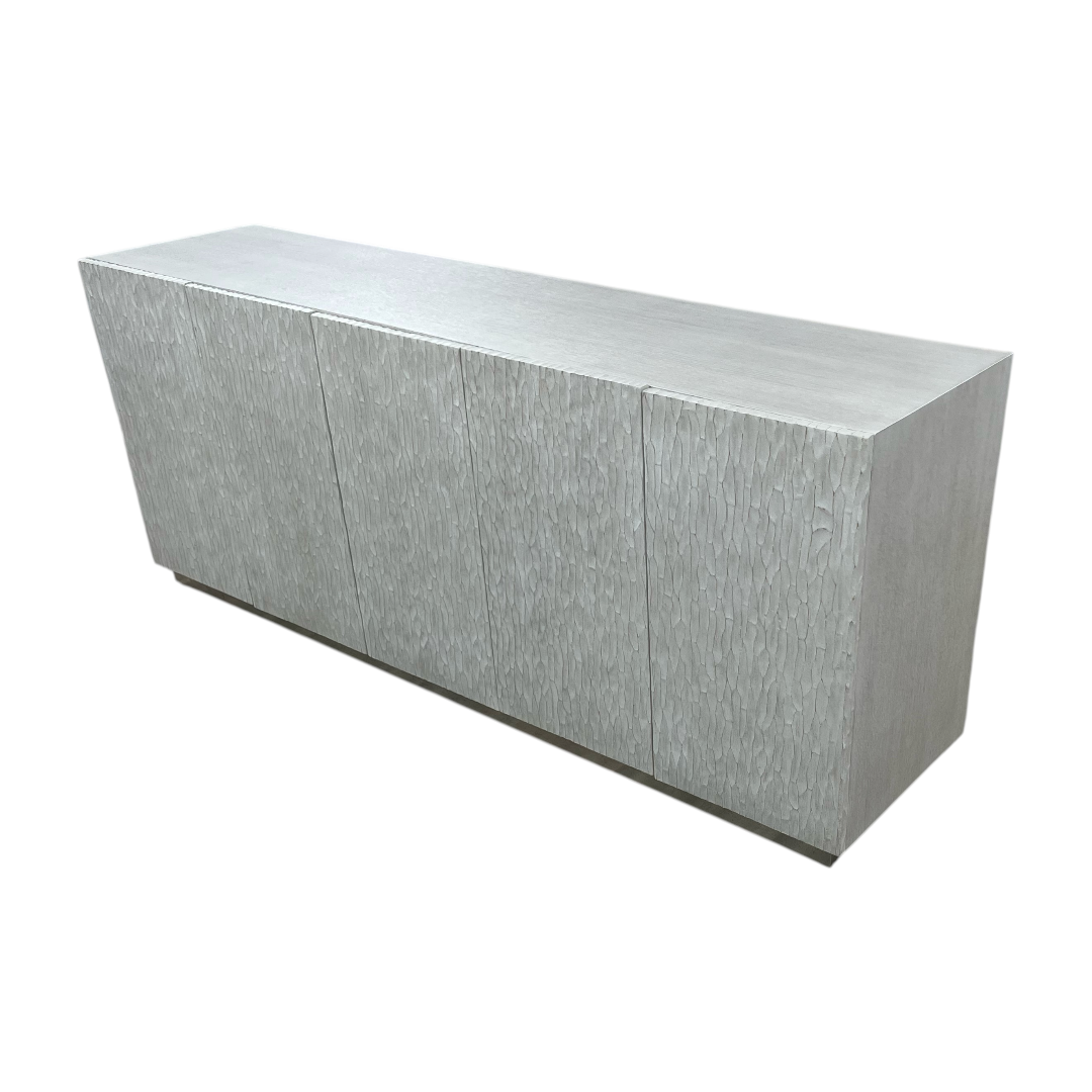 Bernhardt Solaria Entertainment Credenza in Weathered Bone