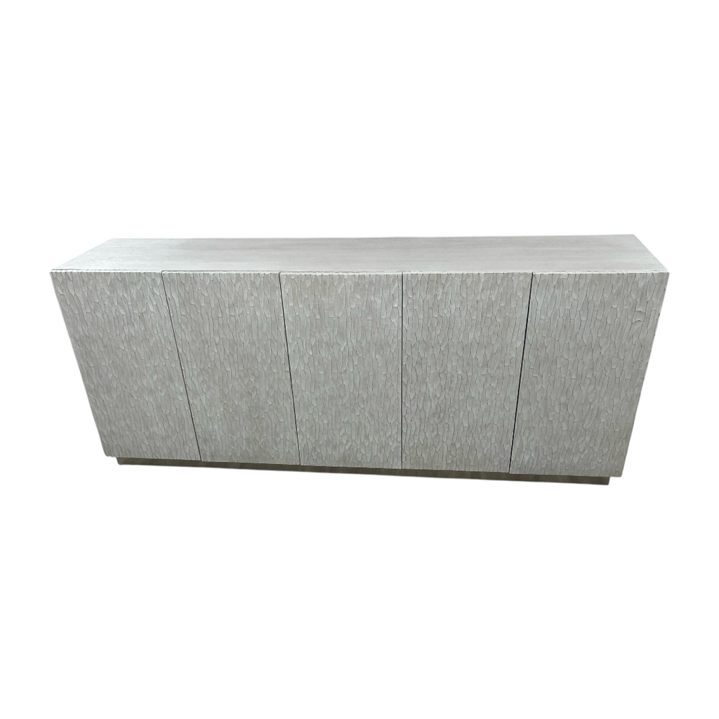 Bernhardt Solaria Entertainment Credenza in Weathered Bone