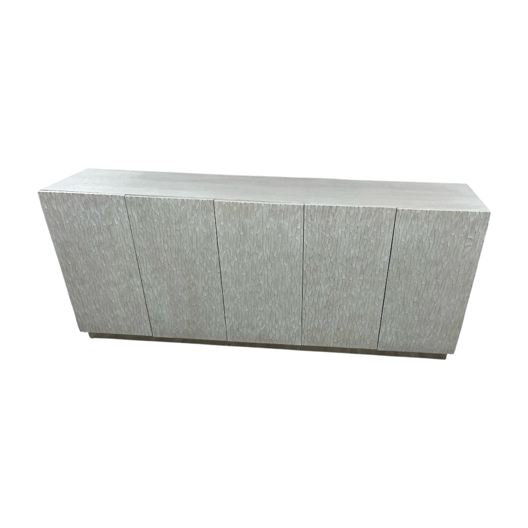 Bernhardt Solaria Entertainment Credenza in Weathered Bone