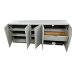 Bernhardt Solaria Entertainment Credenza in Weathered Bone