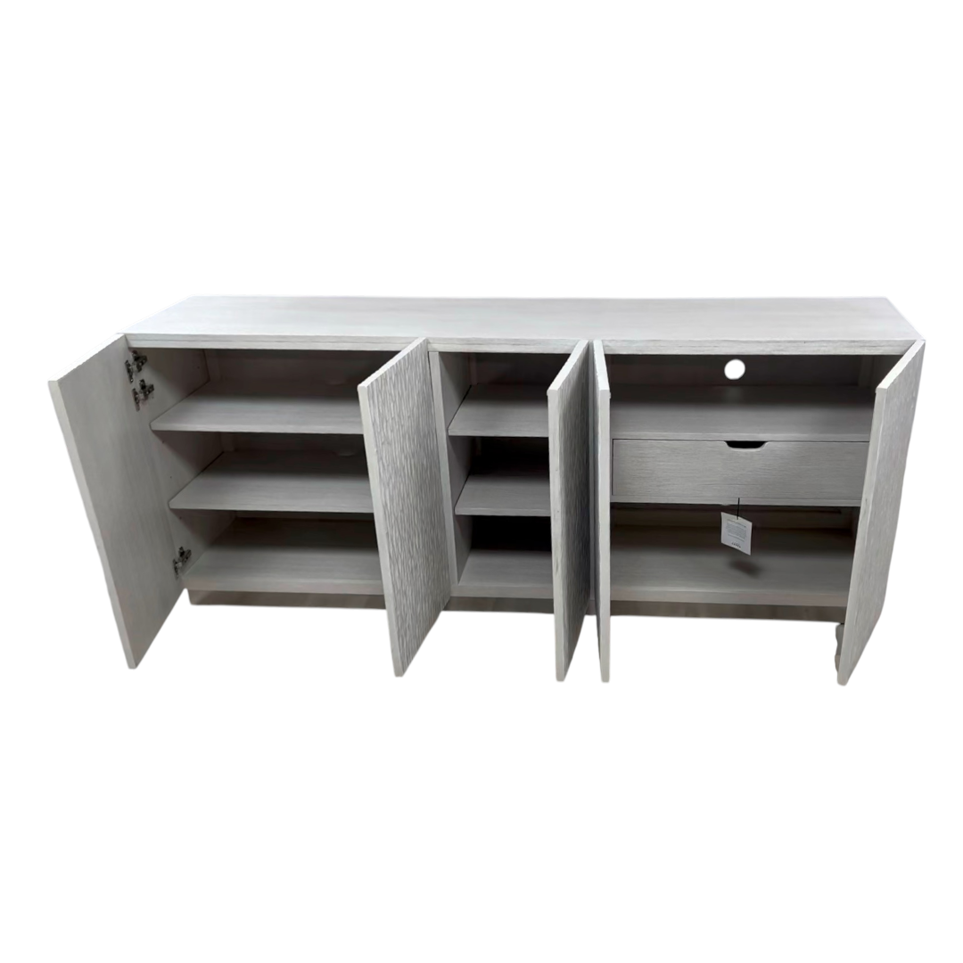 Bernhardt Solaria Entertainment Credenza in Weathered Bone