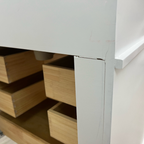 Birch Lane Frankfurt Single Bathroom Vanity Set with White Cabinet and Carrara Marble Countertop