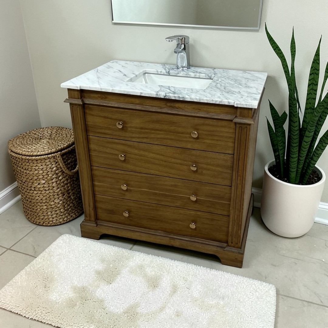 Birch Lane Garza 36" Single Bathroom Vanity Set