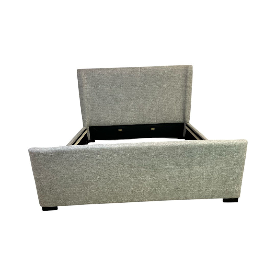 Birch Lane Scotty Upholstered Wingback King Bed Frame