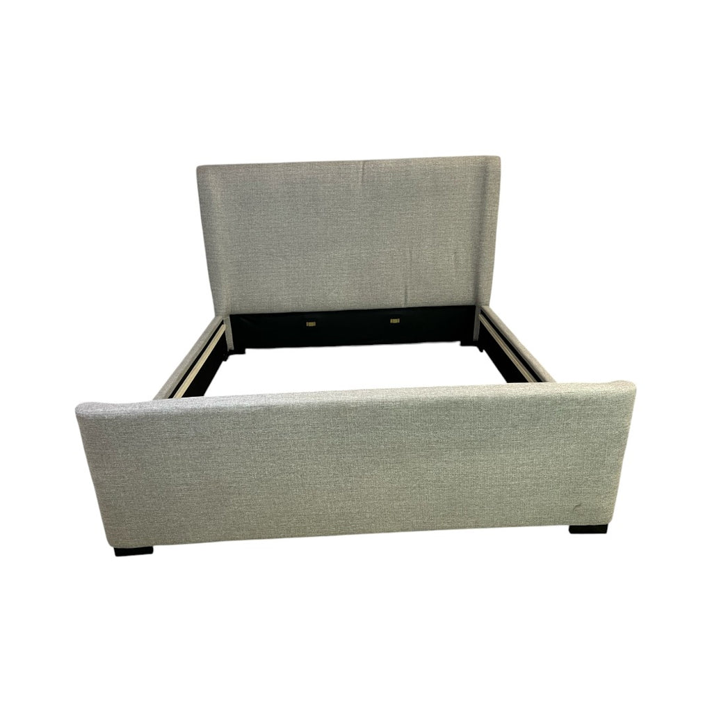 Birch Lane Scotty Upholstered Wingback King Bed Frame