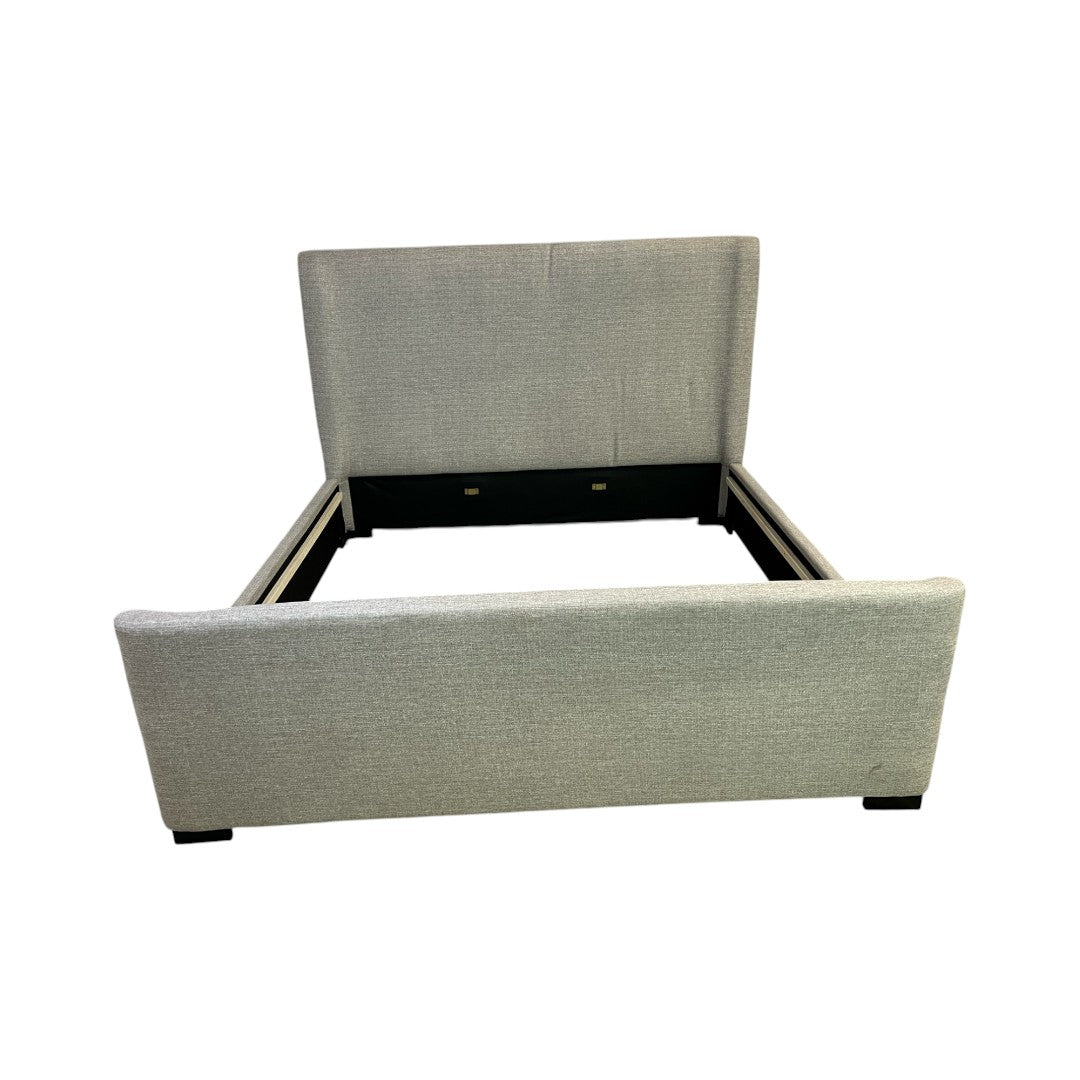 Birch Lane Scotty Upholstered Wingback King Bed Frame