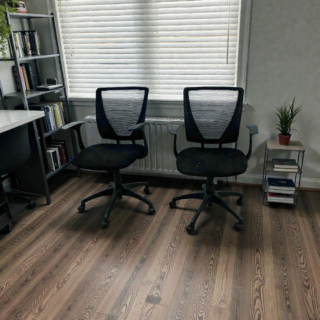 Black Office Chair Set