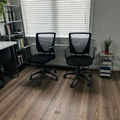 Black Office Chair Set