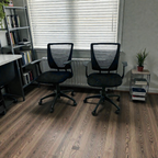 Black Office Chair Set