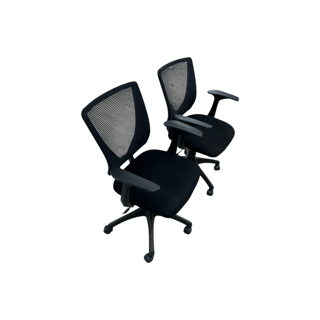 Black Office Chair Set