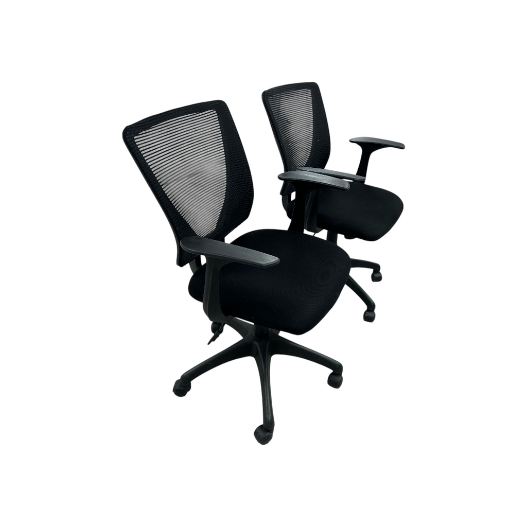 Black Office Chair Set