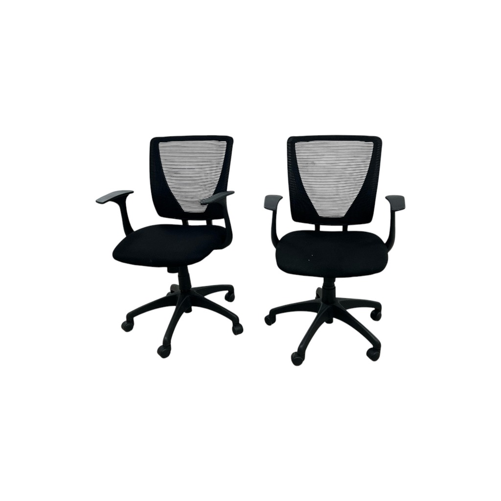 Black Office Chair Set