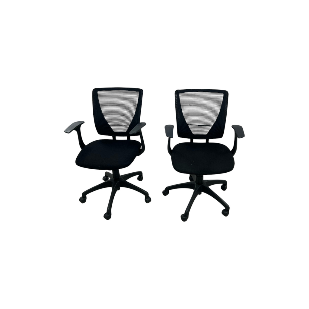 Black Office Chair Set