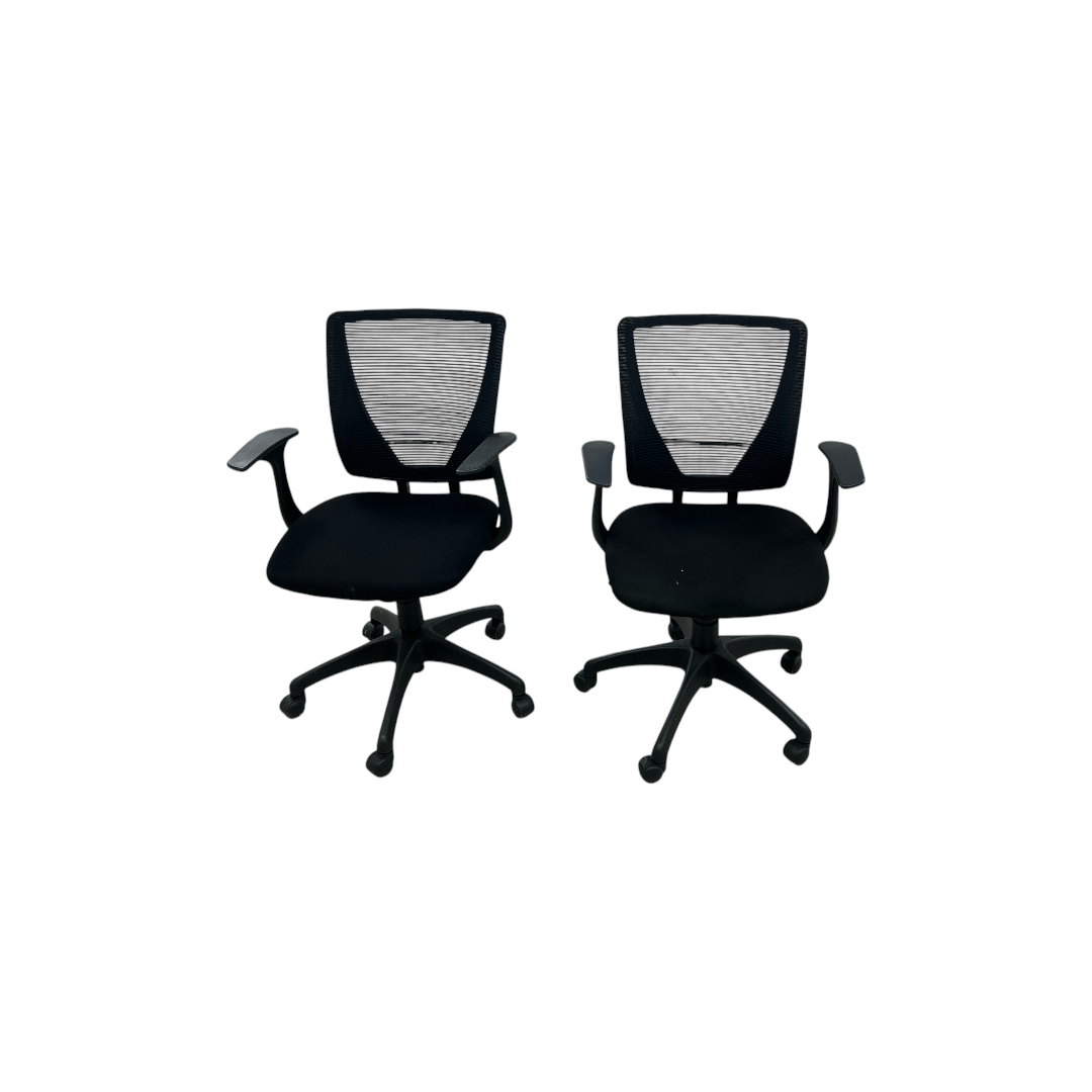 Black Office Chair Set