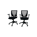 Black Office Chair Set