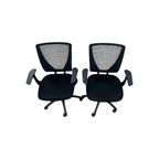 Black Office Chair Set