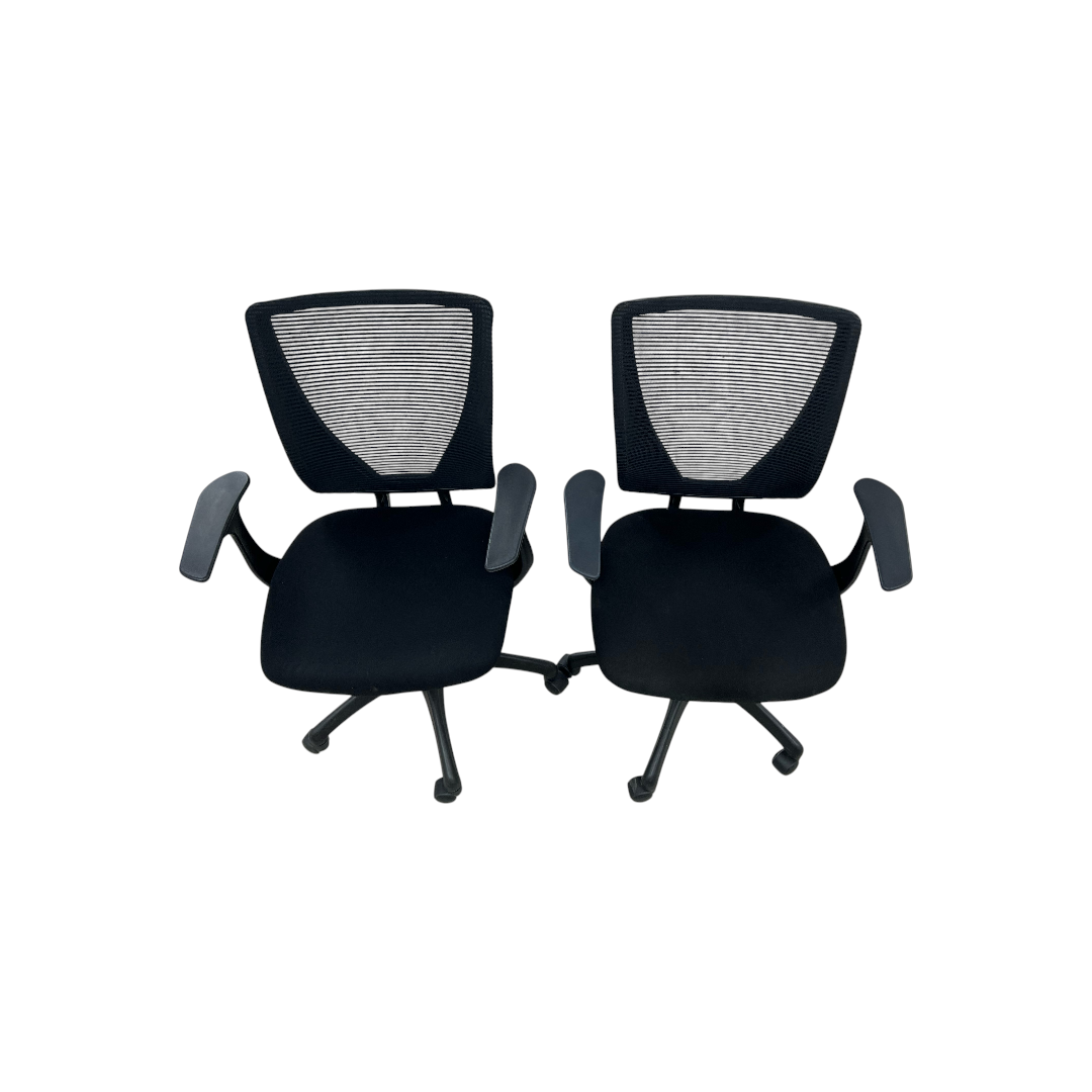 Black Office Chair Set