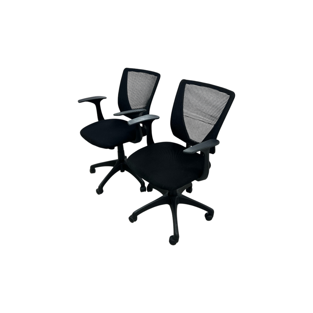 Black Office Chair Set