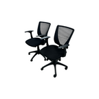 Black Office Chair Set