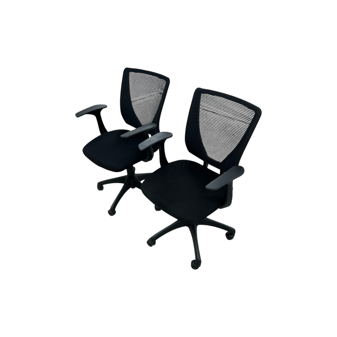 Black Office Chair Set