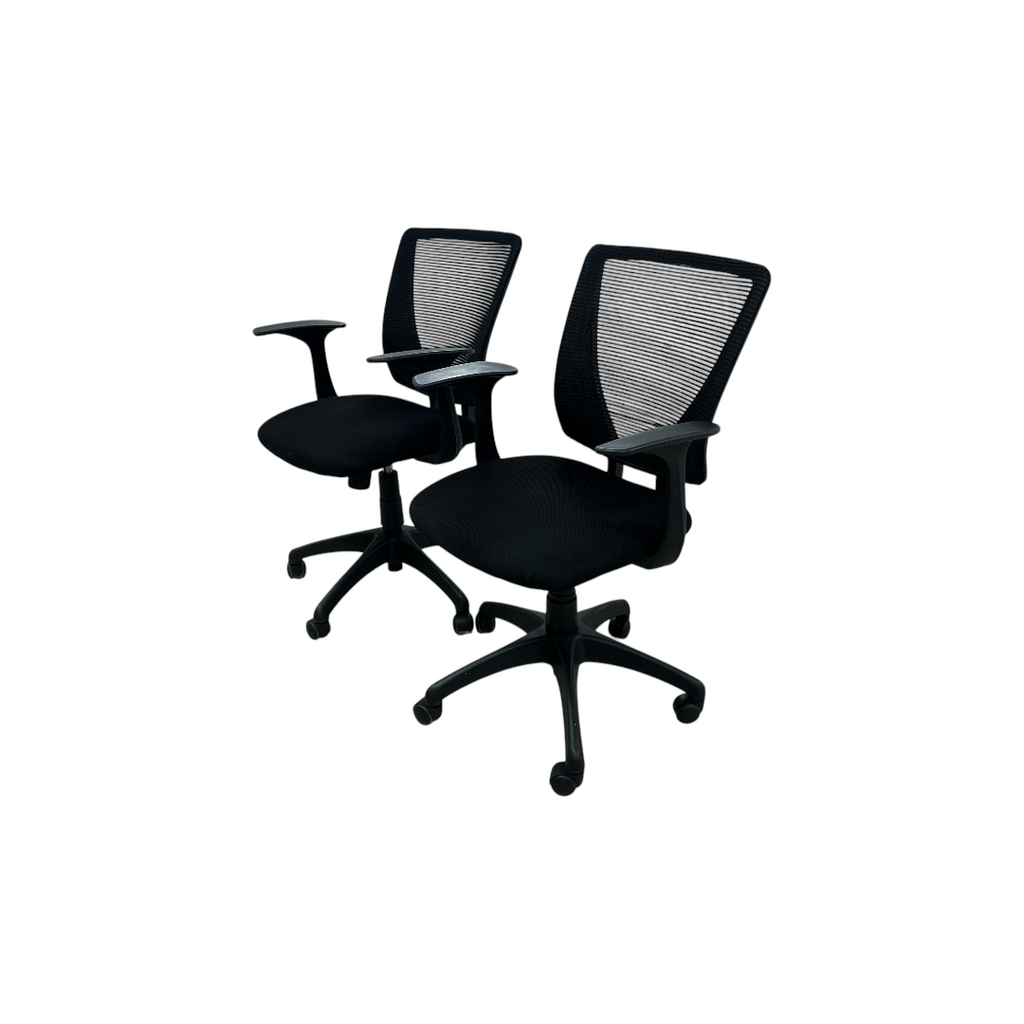 Black Office Chair Set