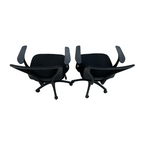 Black Office Chair Set