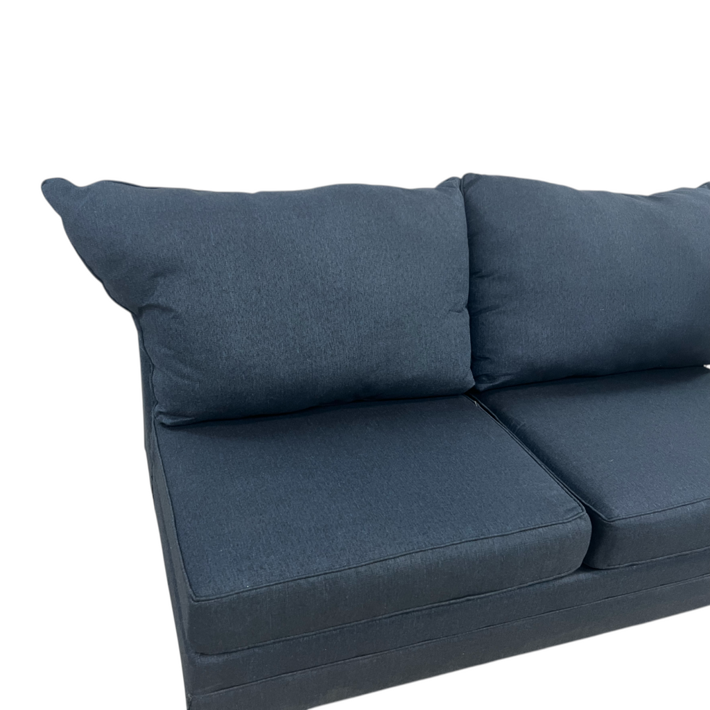 Bob's Brynn Navy Armless Loveseat