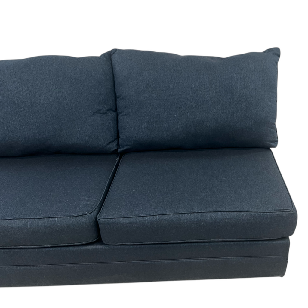 Bob's Brynn Navy Armless Loveseat