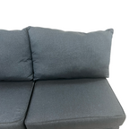 Bob's Brynn Navy Armless Loveseat