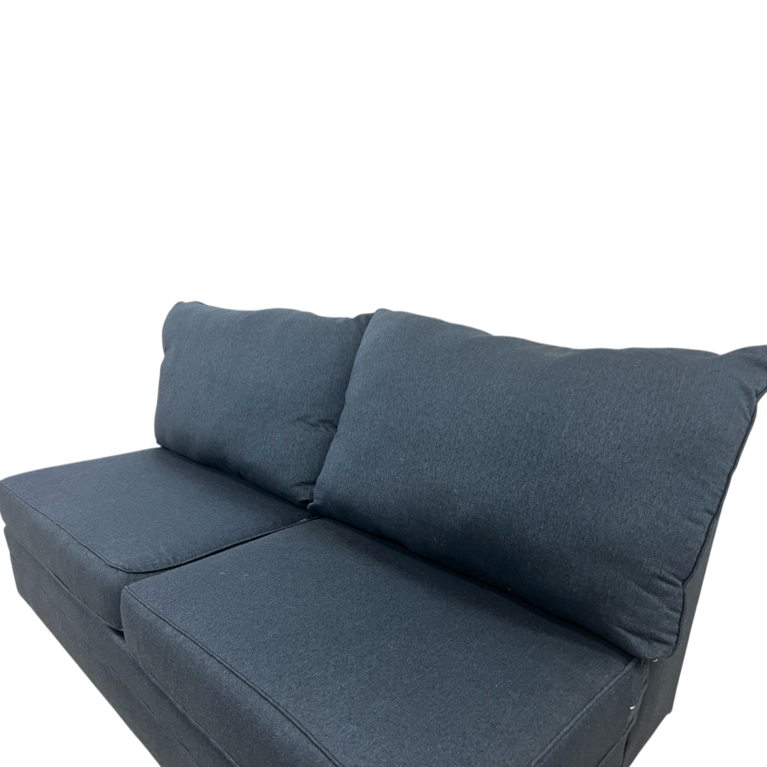 Bob's Brynn Navy Armless Loveseat