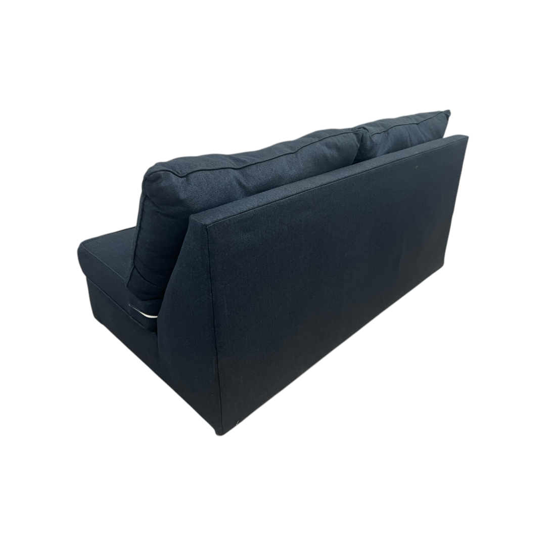 Bob's Brynn Navy Armless Loveseat