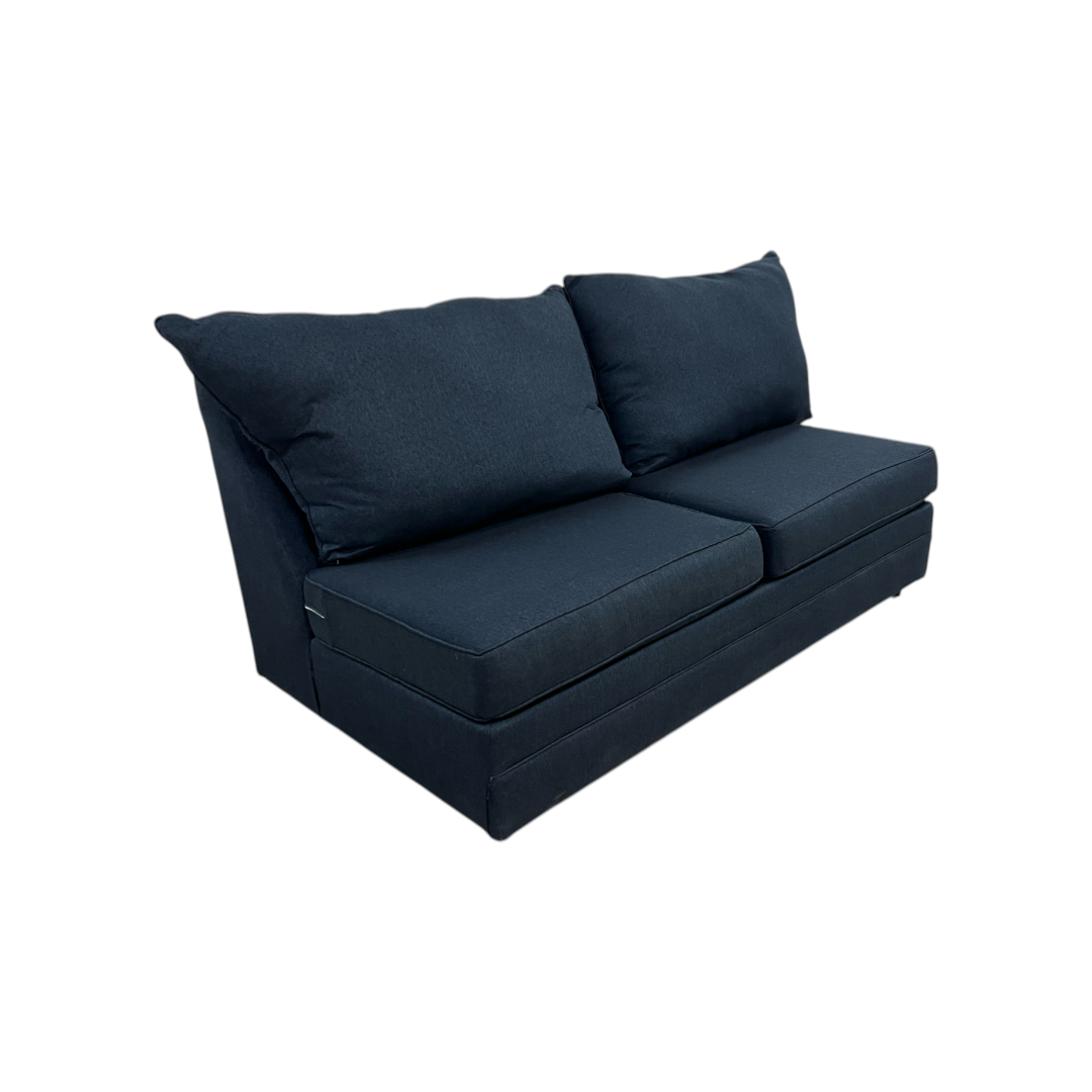 Bob's Brynn Navy Armless Loveseat