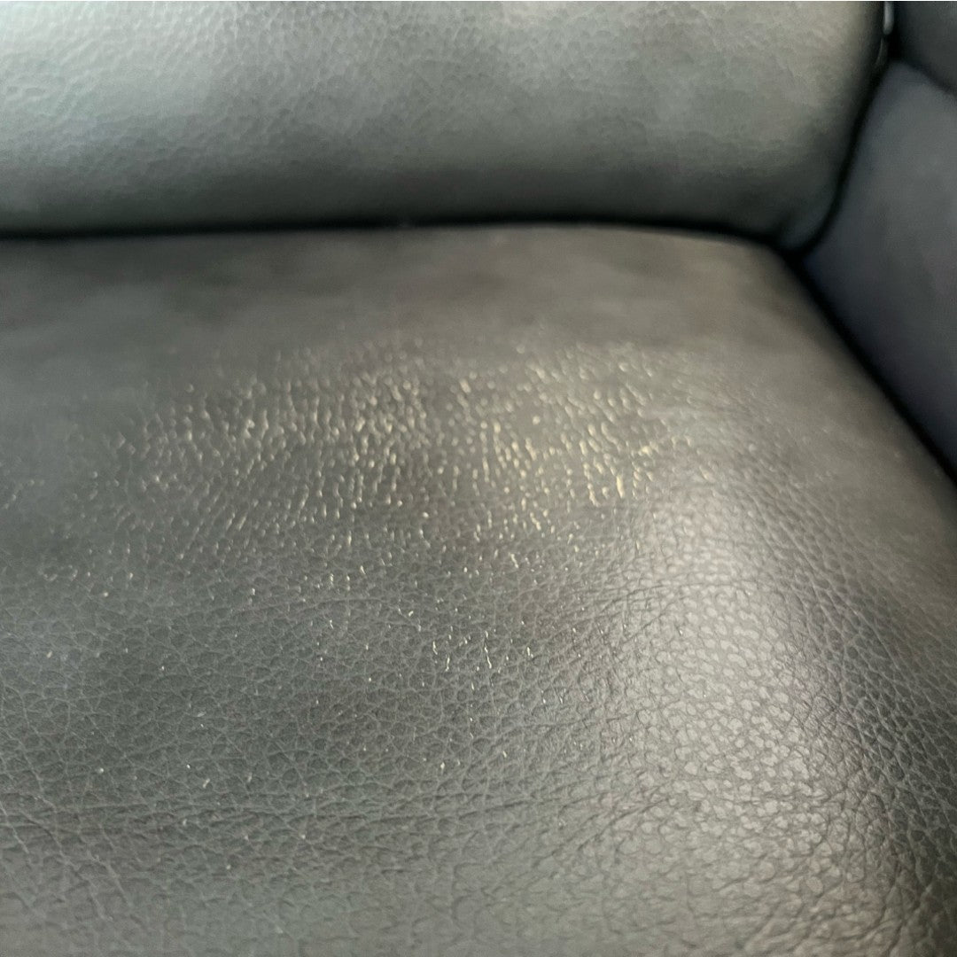 Bob's Furniture Echo Charcoal Leather Reclining Sofa
