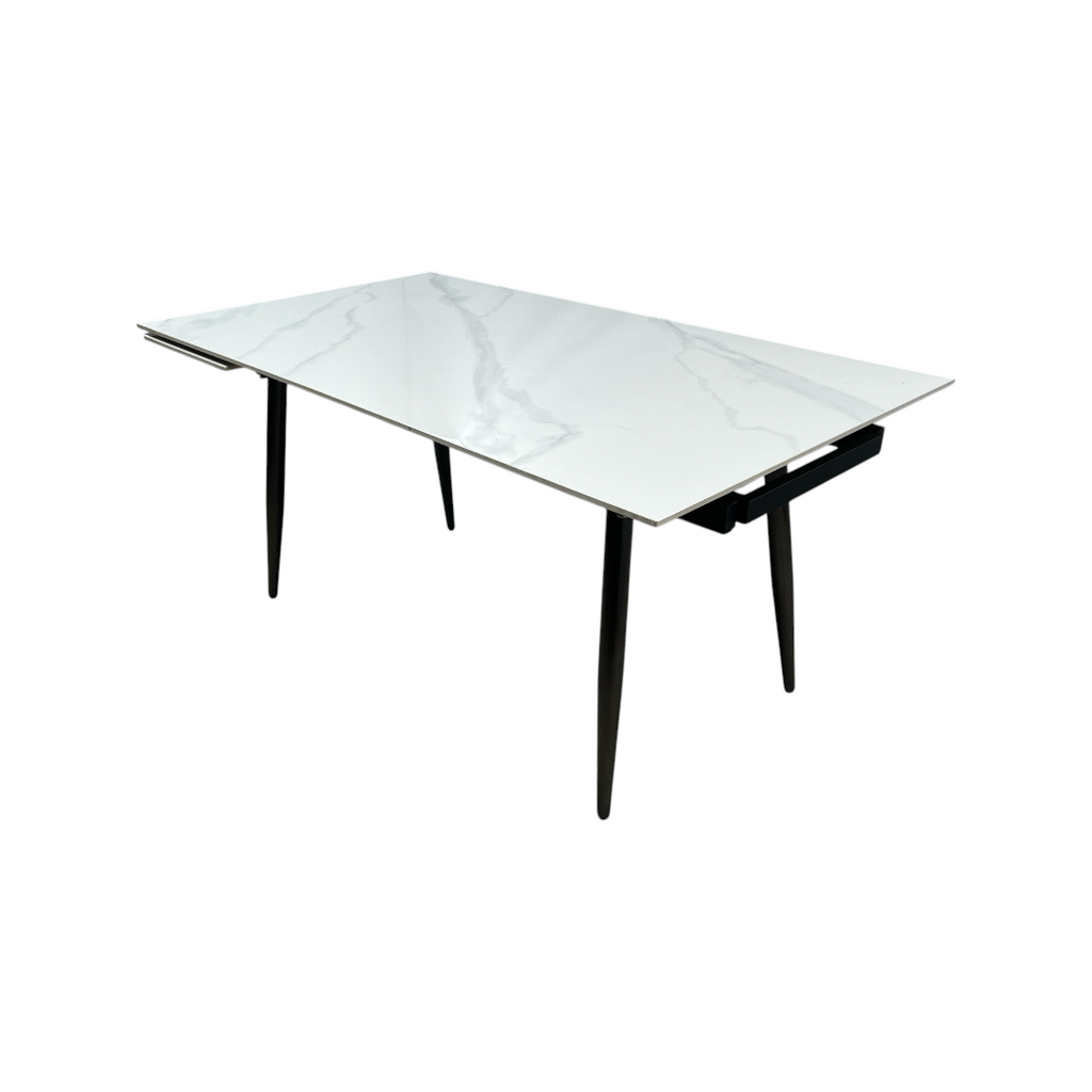Brayden Studio  Extendable Sintered Stone Dining Table