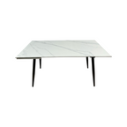 Brayden Studio  Extendable Sintered Stone Dining Table