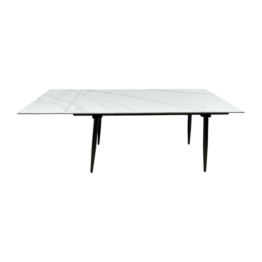 Brayden Studio  Extendable Sintered Stone Dining Table