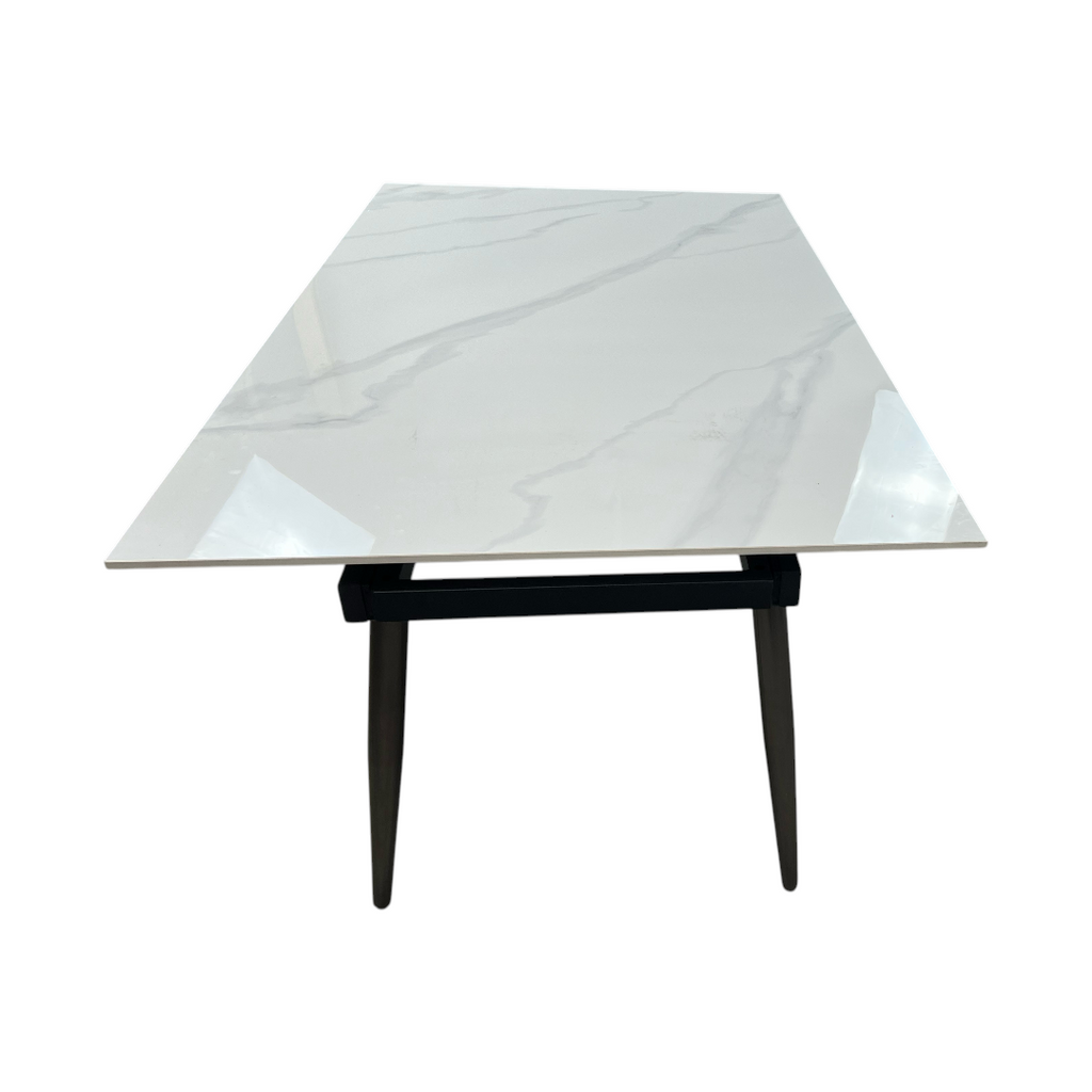 Brayden Studio  Extendable Sintered Stone Dining Table