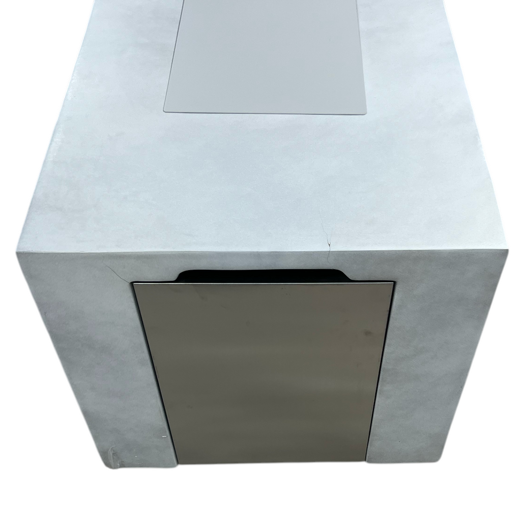 Brayden Studio Rectangle Large Outdoor Patio Propane Fire Pit Table