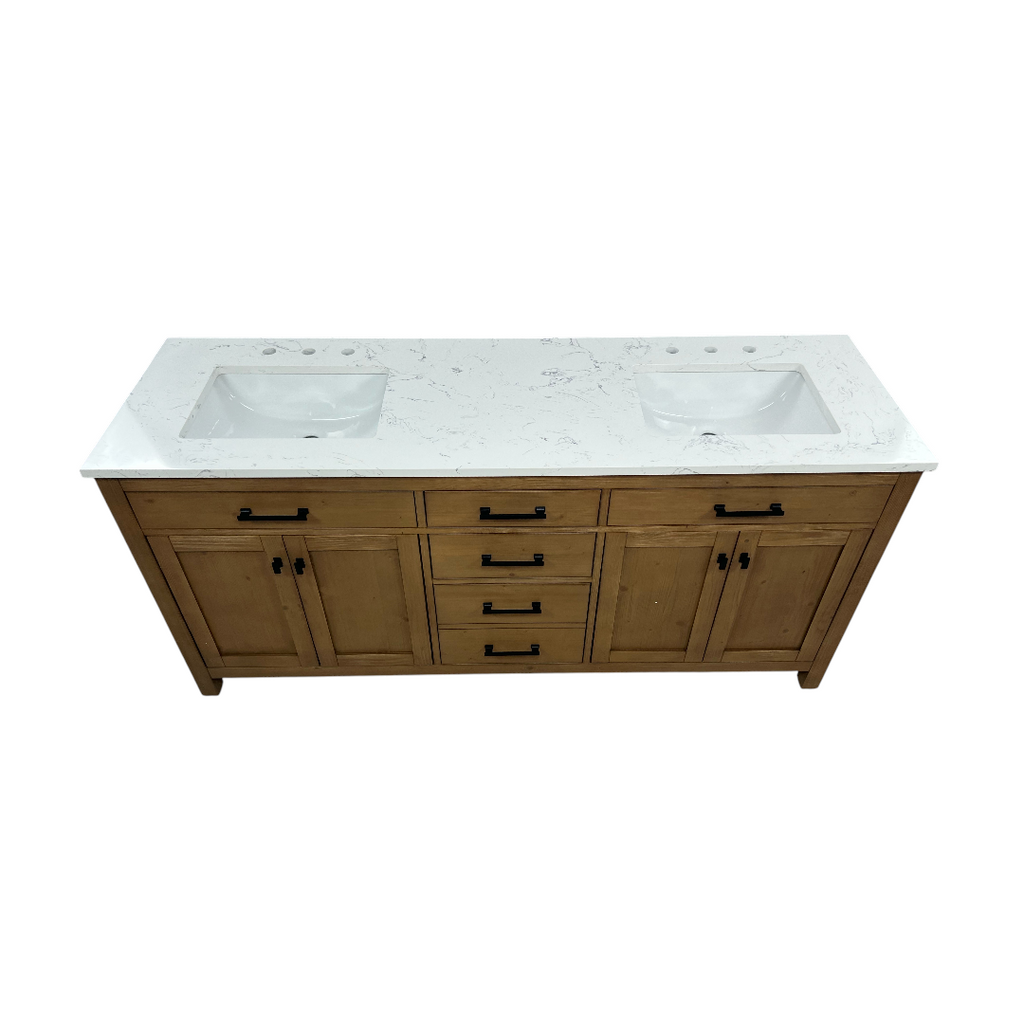Breakwater Bay Ajiya 72" Double Bathroom Vanity Set