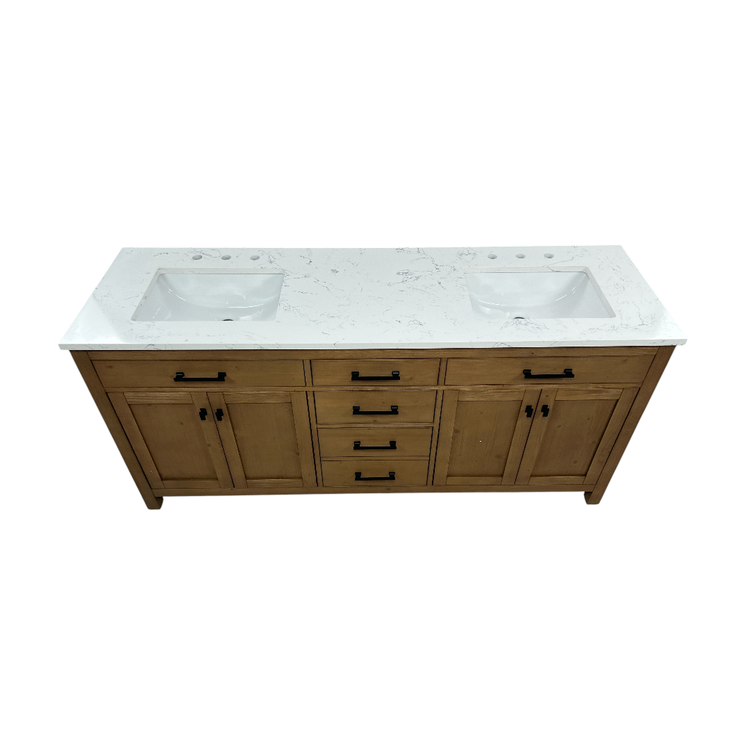 Breakwater Bay Ajiya 72" Double Bathroom Vanity Set