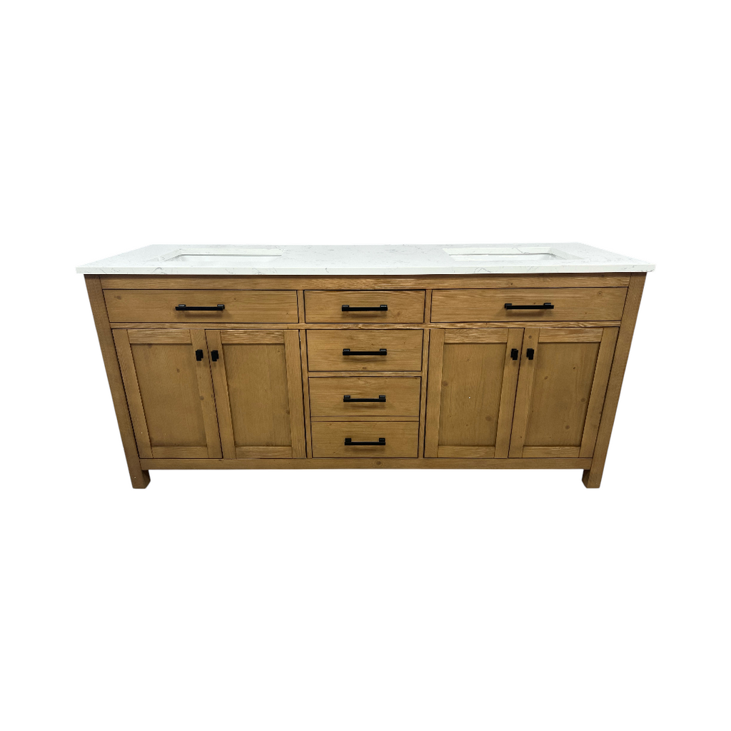 Breakwater Bay Ajiya 72" Double Bathroom Vanity Set