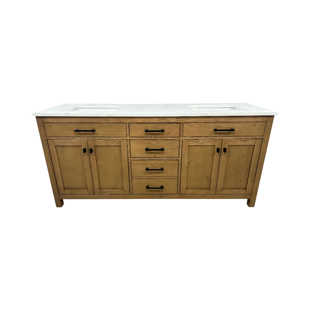 Breakwater Bay Ajiya 72" Double Bathroom Vanity Set