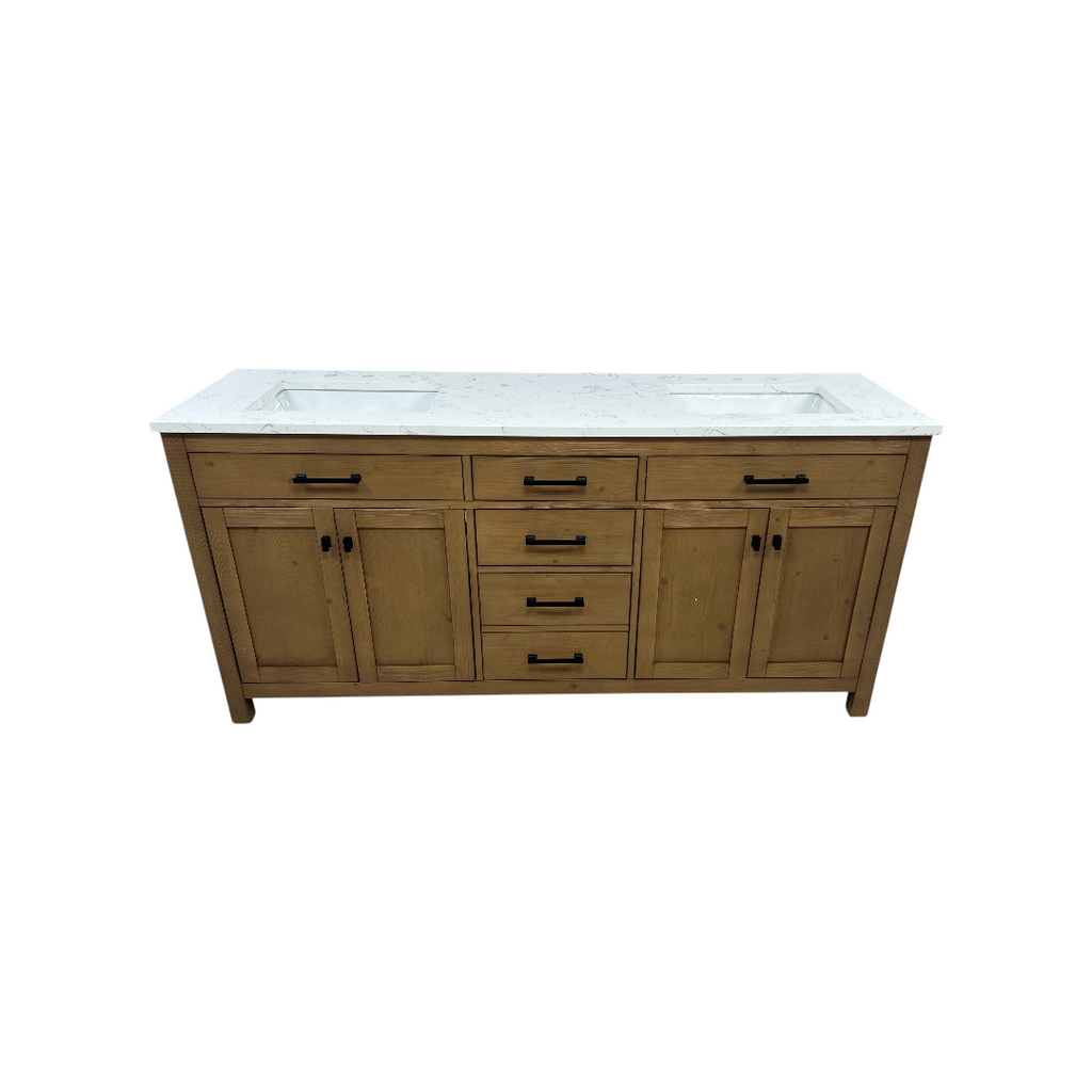 Breakwater Bay Ajiya 72" Double Bathroom Vanity Set