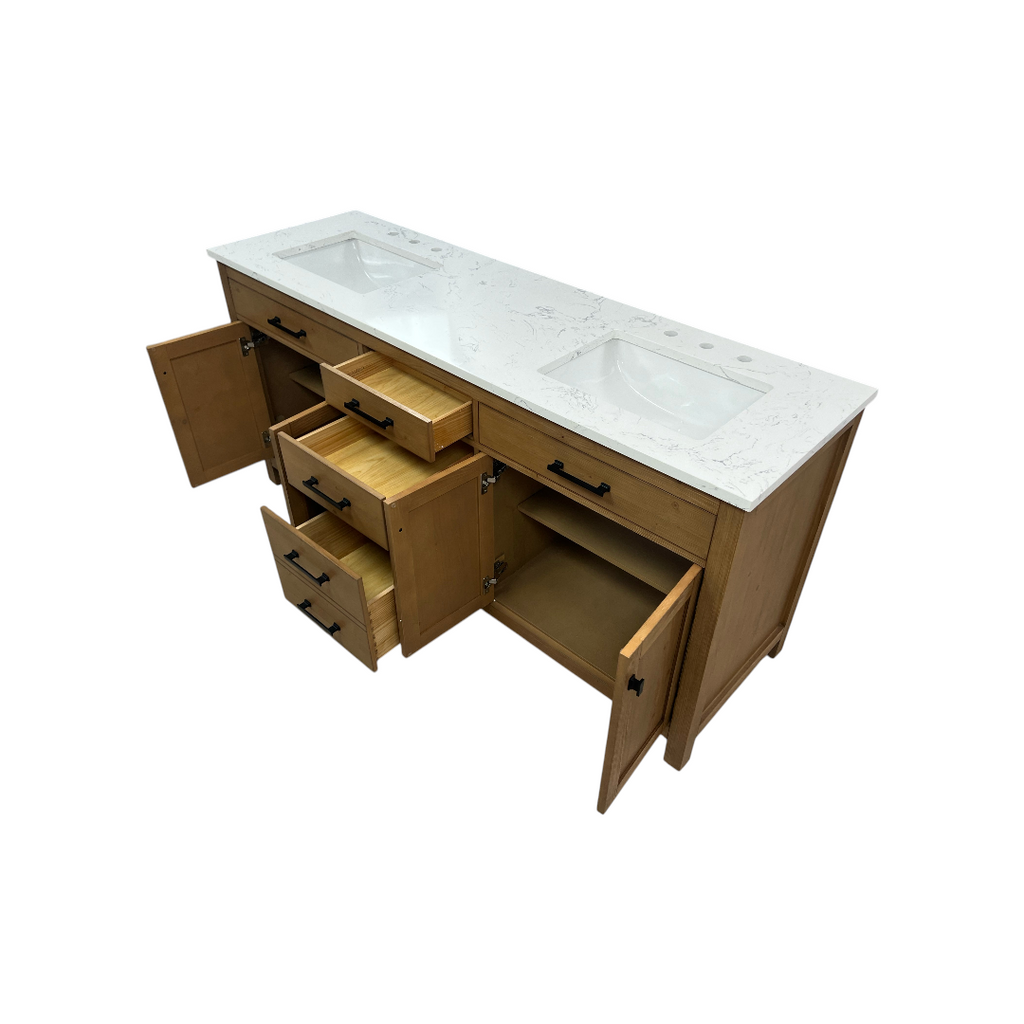 Breakwater Bay Ajiya 72" Double Bathroom Vanity Set