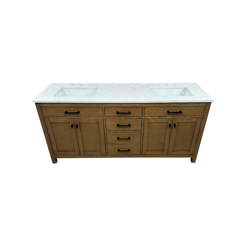 Breakwater Bay Ajiya 72" Double Bathroom Vanity Set