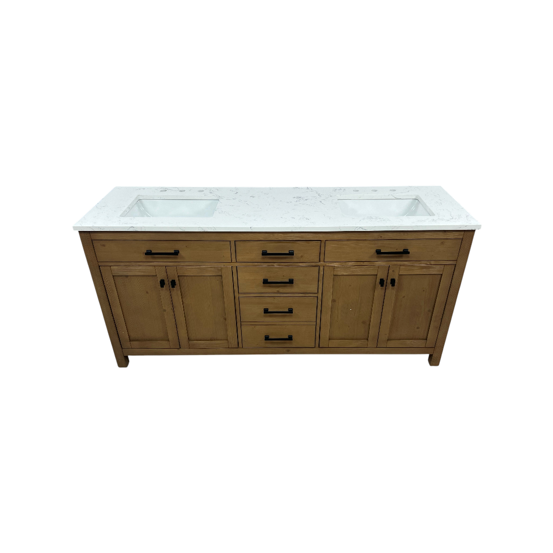 Breakwater Bay Ajiya 72" Double Bathroom Vanity Set