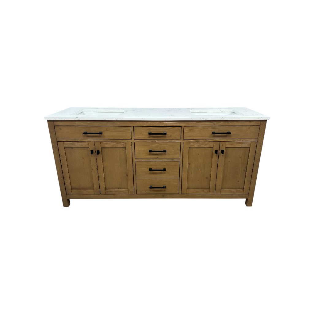 Breakwater Bay Ajiya 72" Double Bathroom Vanity Set