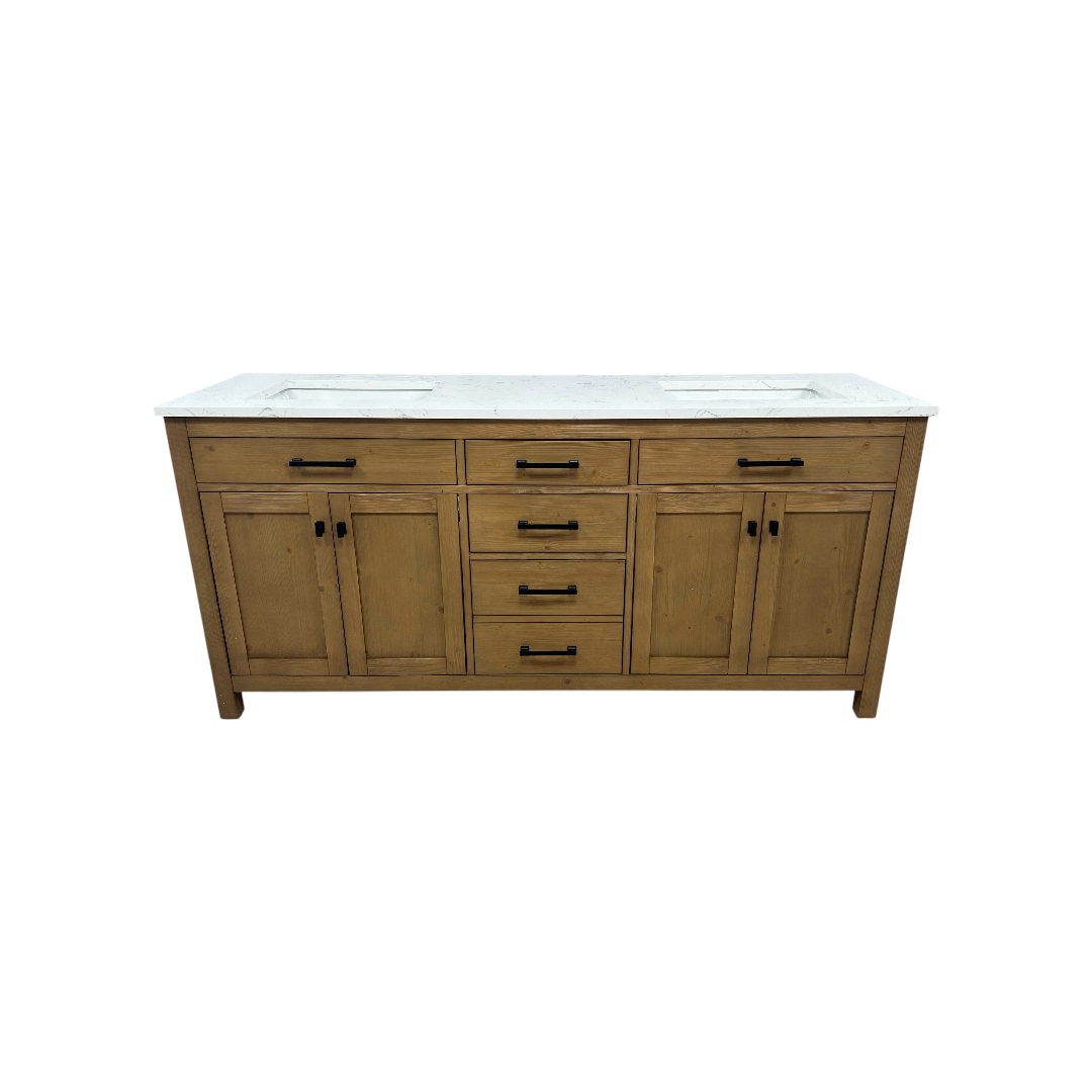 Breakwater Bay Ajiya 72" Double Bathroom Vanity Set