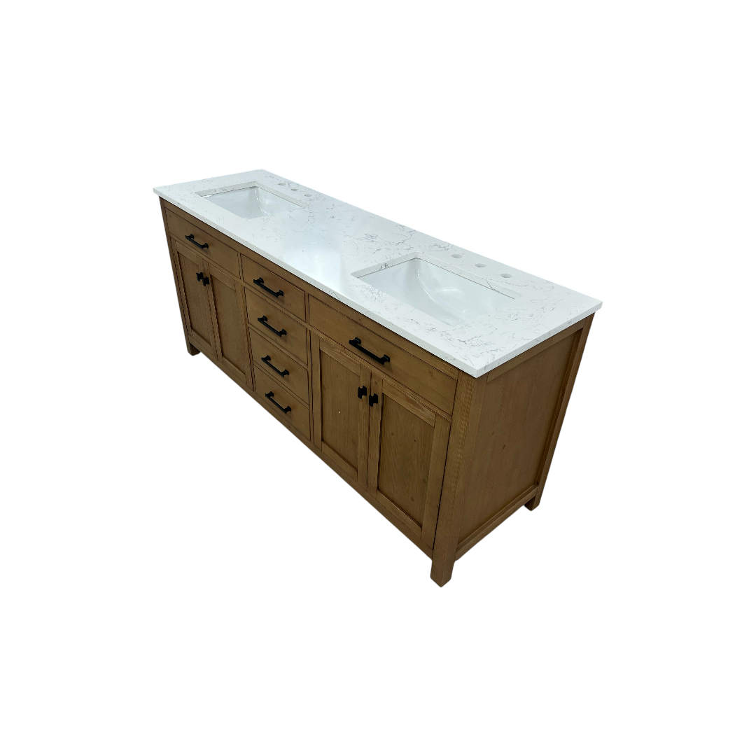 Breakwater Bay Ajiya 72" Double Bathroom Vanity Set